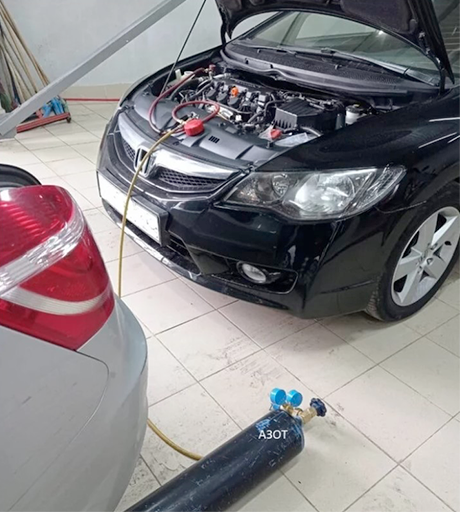 Опрессовка системы